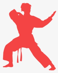 Martial Art Girl Silhouette, HD Png Download, Transparent PNG