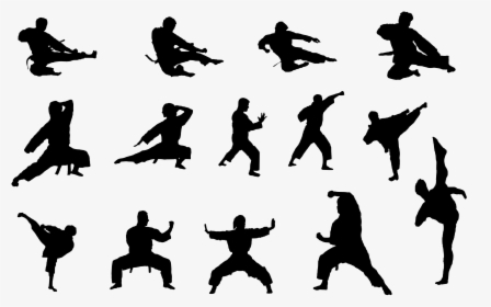 Karate Silhouette Png Download Image - T'ai Chi Ch'uan, Transparent Png, Transparent PNG