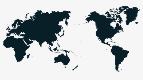 World Map Gray Color, HD Png Download, Transparent PNG