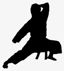 Clip Art Karate Silhouette Clip Art - Karate Silhouette Images Png, Transparent Png, Transparent PNG