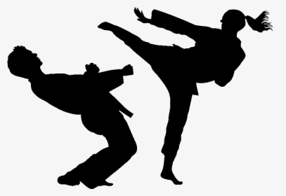 Karate Martial Arts Sport Taekwondo Silhouette - Taekwondo Vector Png, Transparent Png, Transparent PNG