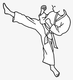 Girl Clipart Martial Arts - Transparent Karate Clip Art, HD Png Download, Transparent PNG