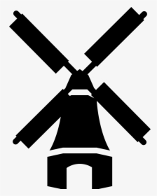 Windmill, Wind, Wind Energy, Silhouette, Rotation - Free Windmill Clipart, HD Png Download, Transparent PNG