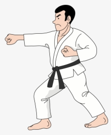 Characters Clipart Martial Arts - Taekwondo Images For Drawing, HD Png Download, Transparent PNG