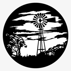 Apollo Windmill Western - Western Gobos, HD Png Download, Transparent PNG