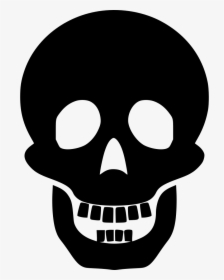Skull Human Skeleton Silhouette Clip Art - Skull Silhouette Png, Transparent Png, Transparent PNG