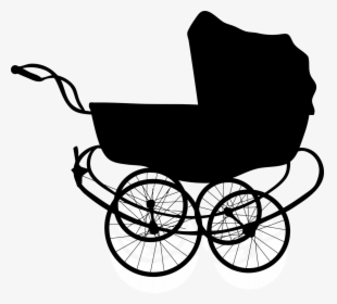Baby Carriage Silhouette, HD Png Download, Transparent PNG