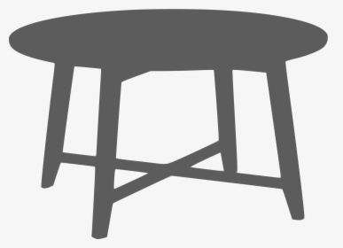 Table Silhouette Png - Ikea Kragsta Coffee Table, Transparent Png, Transparent PNG