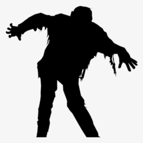 Zombie Silhouette No Background, HD Png Download, Transparent PNG