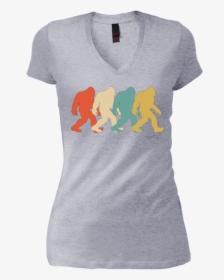 Bigfoot Silhouette Retro Pop Art Sasquatch Graphic - Pot Head Shirt, HD Png Download, Transparent PNG