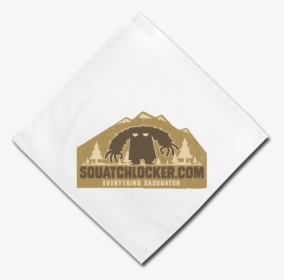 Sasqauatch/bigfoot Squatchlocker Bandana - Anteater, HD Png Download, Transparent PNG