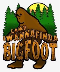 Camp Iwannafinda Bigfoot Clipart , Png Download - Illustration, Transparent Png, Transparent PNG