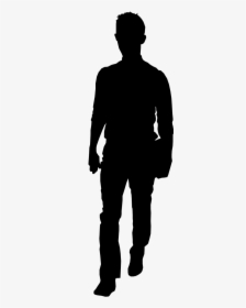 Man Shadow Png - Silhouette Person Png, Transparent Png, Transparent PNG