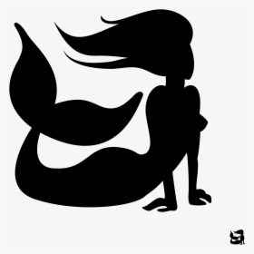 Little Mermaid Silhouette Png - Transparent Little Mermaid Silhouette Png, Png Download, Transparent PNG