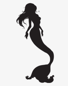Mermaid Scalable Vector Graphics - Mermaid Silhouette Png, Transparent Png, Transparent PNG
