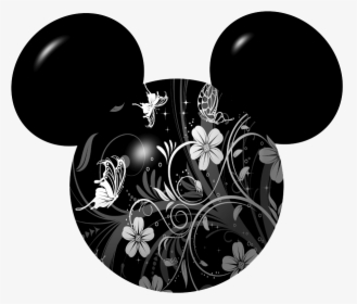 Mickey Mouse Icon Clipart - Printable Mickey Mouse Black And White Clipart, HD Png Download, Transparent PNG