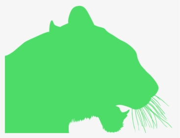 Silhouette Of Tiger Head, HD Png Download, Transparent PNG