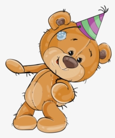 Teddy Bear Clipart Birthday - Bear In Clipart Png, Transparent Png, Transparent PNG