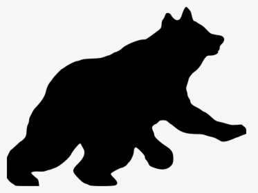 Bear Silhouette Grizzly Free Picture - Native American Bear Symbolism, HD Png Download, Transparent PNG