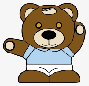 Transparent Gif Of A Cartoon Bear, HD Png Download , Transparent Png Image  - PNGitem