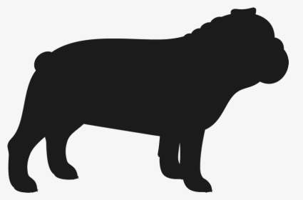Bulldog Silhouette Png, Transparent Png, Transparent PNG
