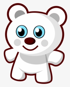Teddy Bear Black And White Cute Animal Bear Clipart - Cute Animal Clipart, HD Png Download, Transparent PNG