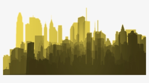#remixed #sticker #city #newyork #ny #silhouette #brush - Building Silhouette Png, Transparent Png, Transparent PNG
