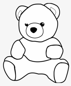 Teddy Bears - Teddy Bear Outline Drawing, HD Png Download, Transparent PNG