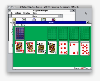 Windows 3 11 On Dosbox For Mac - Windows 3.1 И 3.11, HD Png Download, Transparent PNG