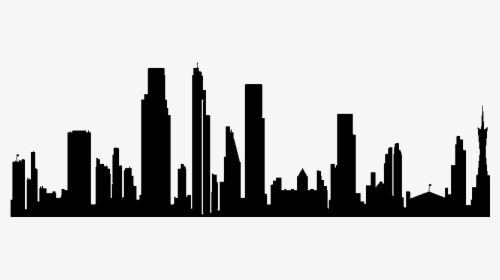 Skyline Silhouette City High-rise Building Photography - High Rise Building Skyline, HD Png Download, Transparent PNG