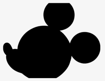 Mickey Mouse Head Silhouette - Mickey Mouse Head Transparent Background, HD Png Download, Transparent PNG