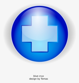 Blue Medical Cross In Circle, HD Png Download, Transparent PNG