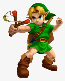 Young Link Ocarina Of Time 3d, HD Png Download, Transparent PNG
