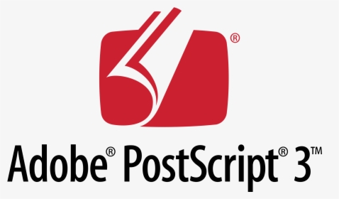 Adobe Postscript 3 Logo Png Transparent - Adobe, Png Download, Transparent PNG