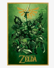 Legend Of Zelda Wall Poster, HD Png Download, Transparent PNG