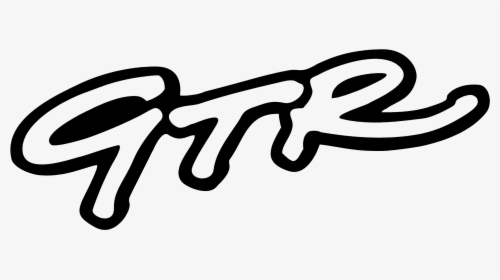 Mclaren F1 Gtr Logo Black And White - Calligraphy, HD Png Download, Transparent PNG