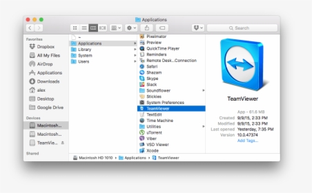 Uninstal Teamviewer Mac - Teamviewer Icon, HD Png Download, Transparent PNG
