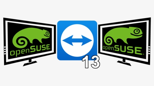Opensuse Teamviewer 13 Angle - Computer Monitor, HD Png Download, Transparent PNG