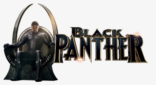 Black Panther Movie Logo Png Vector Freeuse Stock - Black Panther Movie Transparent Background, Png Download, Transparent PNG