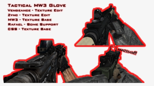 Mw3 Tactical Glove [css] 33vgcu9 - Map Mw3 For Css, HD Png Download, Transparent PNG