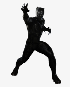 Black Panther Superhero Movie Film Clip Art - Marvel Black Panther Transparent, HD Png Download, Transparent PNG