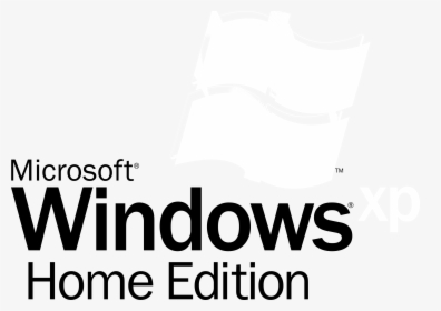 Microsoft Windows Xp Home Edition Logo Black And White - Windows Xp, HD Png Download, Transparent PNG