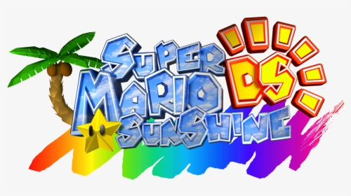 Super Mario Sunshine Is Being Unofficially Ported To - Mario Sunshine Logo Png, Transparent Png, Transparent PNG