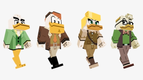 Minecraft Ducktales Mash Up, HD Png Download, Transparent PNG