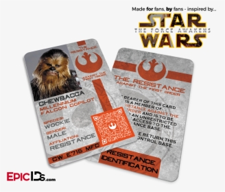 Transparent Wookie Png - Star Wars Identity Card, Png Download, Transparent PNG