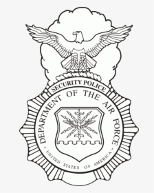 Usaf Security Forces Badge - Us Air Force Security Forces Badge, HD Png Download, Transparent PNG
