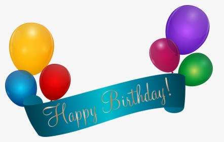 Birthday Banner Clip Art - Happy Birthday Banner Transparent Background, HD Png Download, Transparent PNG