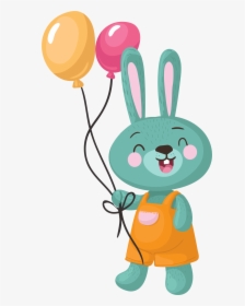 Kindergarten Child Bunny Rabbit European Free Transparent - Rabbit, HD Png Download, Transparent PNG