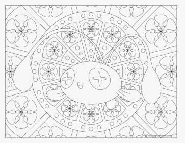 Adult Pokemon Coloring Page Chinchou, HD Png Download, Transparent PNG