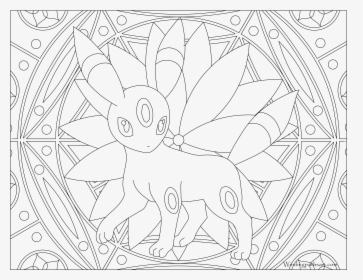 197 Umbreon Pokemon Coloring Page - Pokemon Colouring Pages Greninja, HD Png Download, Transparent PNG